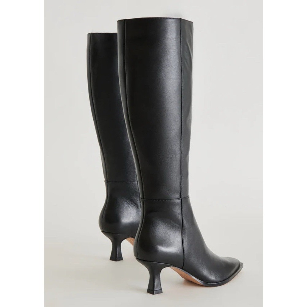 NWOB Dolce Vita Auggie Black Leather Boot Size‎ 6 - Picture 5 of 13